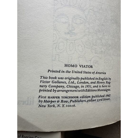 HOMO VIATOR; Marcel, Gabriel 1962 - Picture 3 of 5